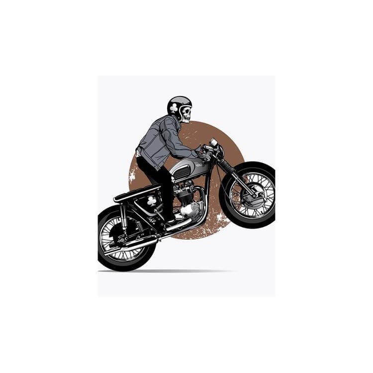 Poster Decorativo Moto Motoqueiro 32595