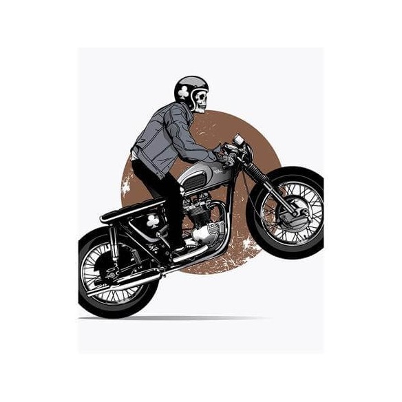 Poster Decorativo Moto Motoqueiro 32595