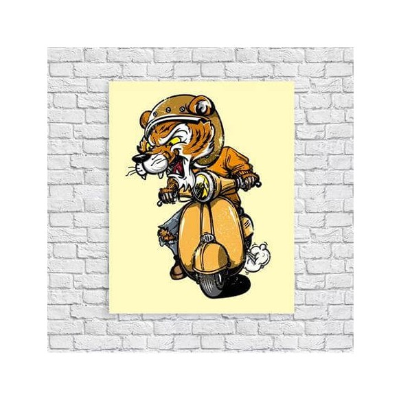 Poster Decorativo Moto Motoqueiro 42131