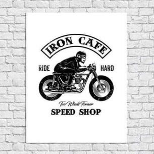Poster Decorativo Moto...