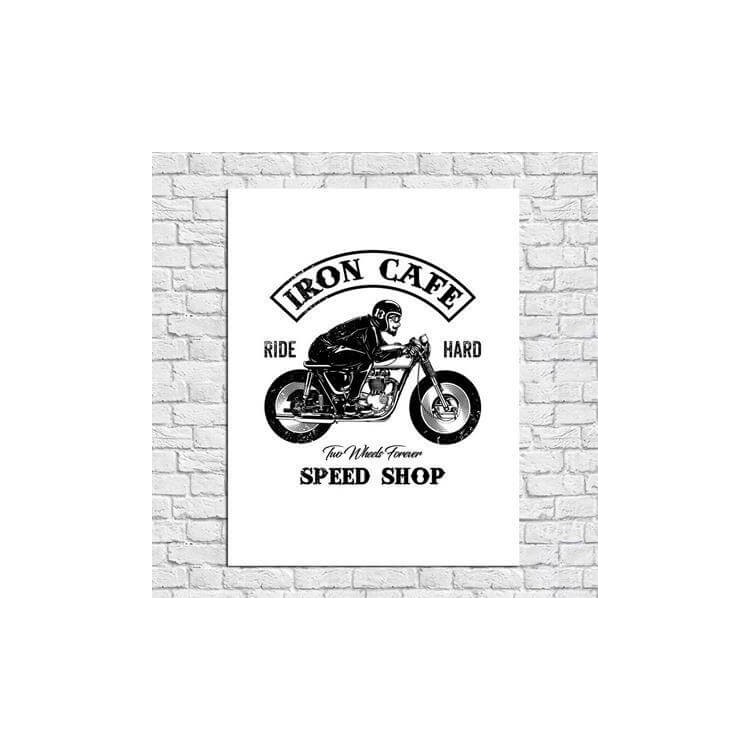 Poster Decorativo Moto Motoqueiro 87412