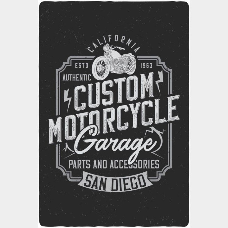 Poster Decorativo Motorcycle Vintage N015217