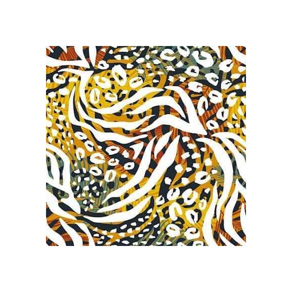 Papel de Parede Adesivo Animal Print Colorido 568698817