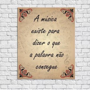 Poster decorativo Música 2126
