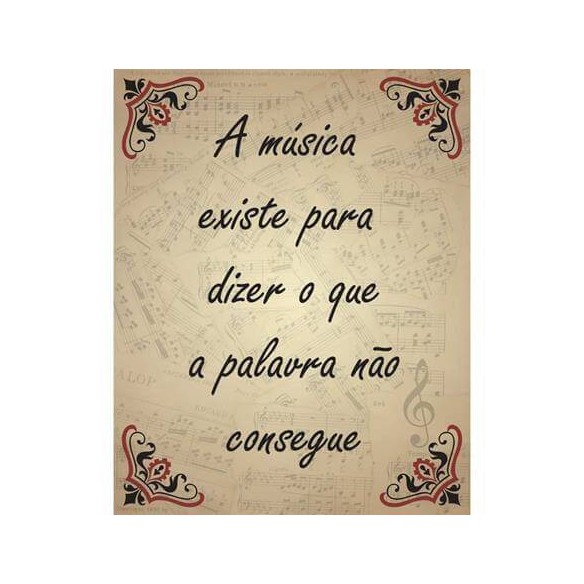 Poster decorativo Música 2126