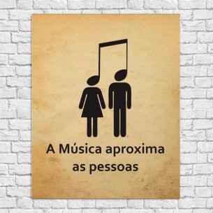 Poster decorativo Música 2128