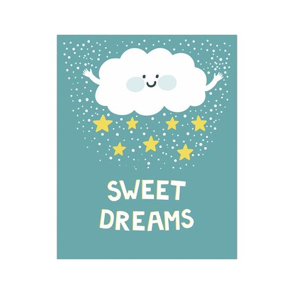 Poster Decorativo Nuvem Estrela Céu 23589