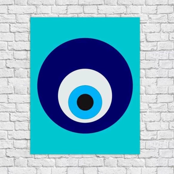 Poster Decorativo Olho Grego 031 40x50