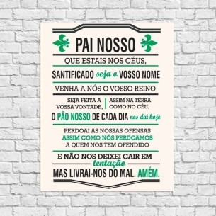 Poster Decorativo Pai Nosso