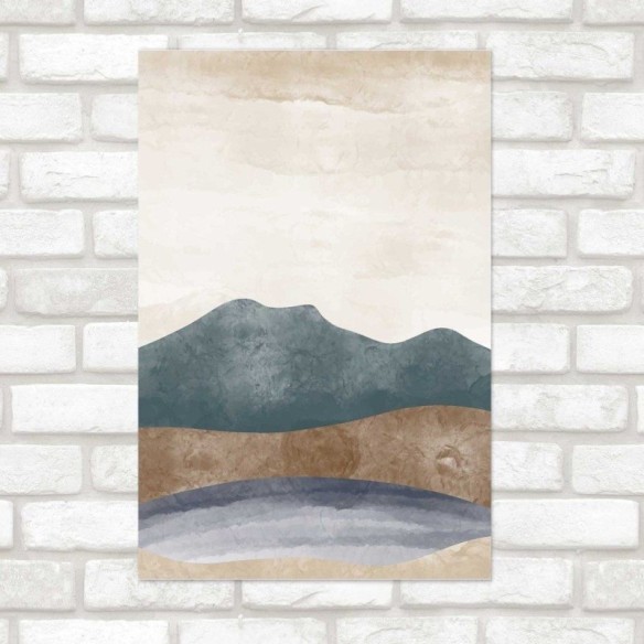 Poster Decorativo Paisagem Abstrata N014257