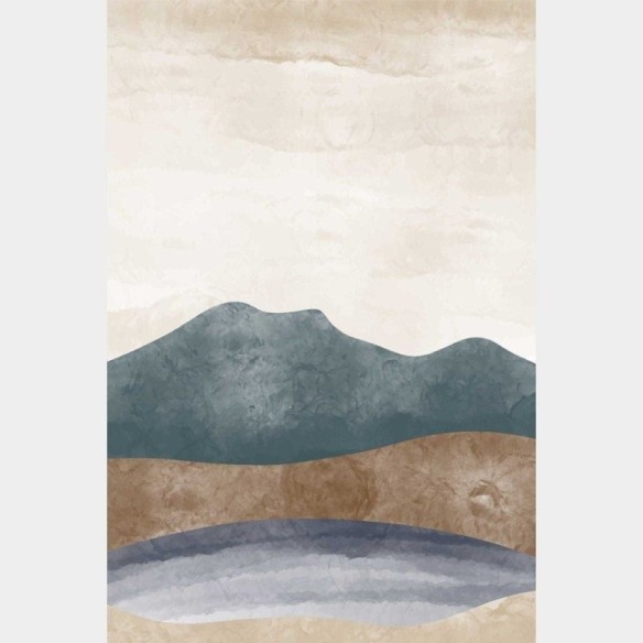 Poster Decorativo Paisagem Abstrata N014257