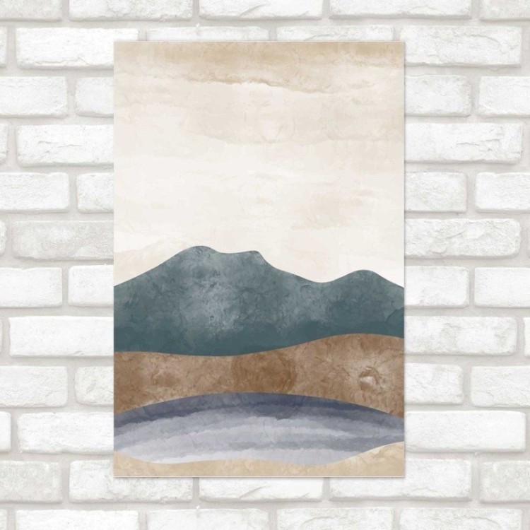 Poster Decorativo Paisagem Abstrata N014257