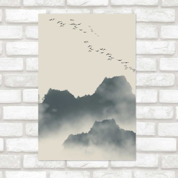 Poster Decorativo Paisagem Montanhas N014248
