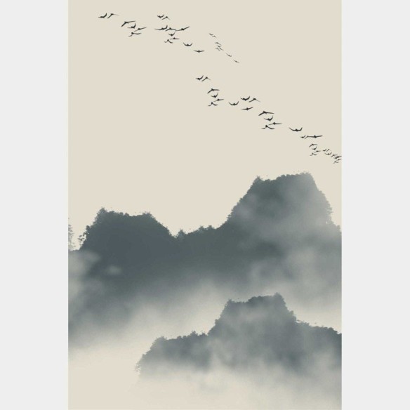 Poster Decorativo Paisagem Montanhas N014248