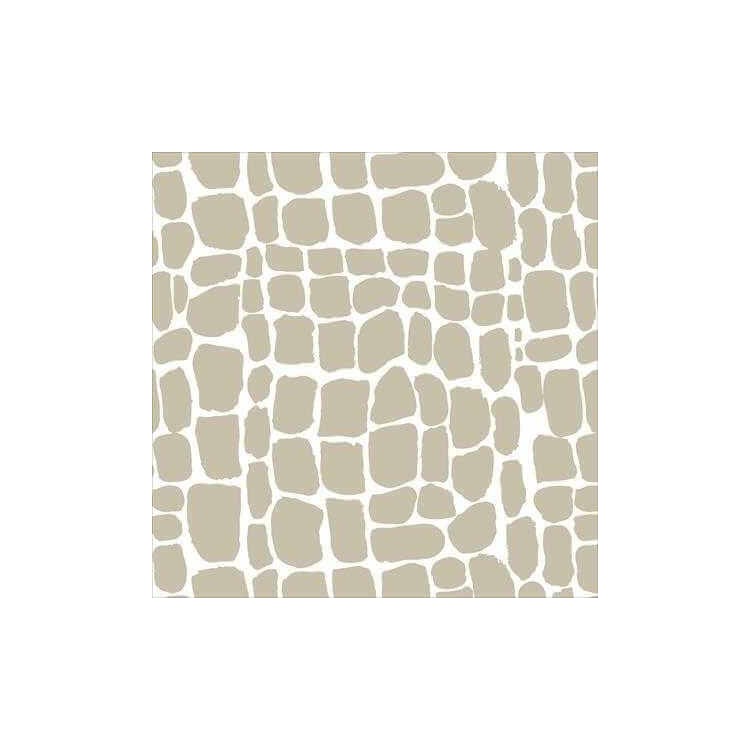 Papel de Parede Adesivo Animal Print Crocodilo...
