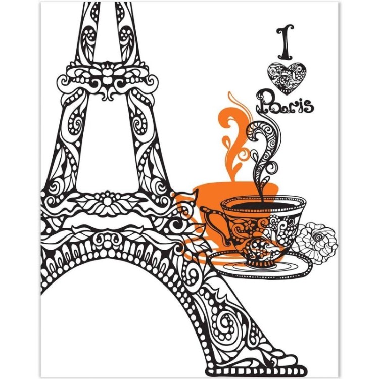 Poster Decorativo Paris coffee PA093