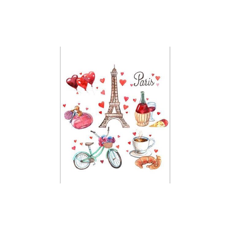 Poster Decorativo Paris França Viagem 68420