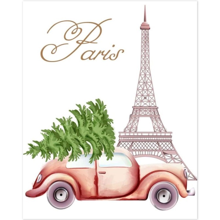 Poster Decorativo Paris fusca PA015