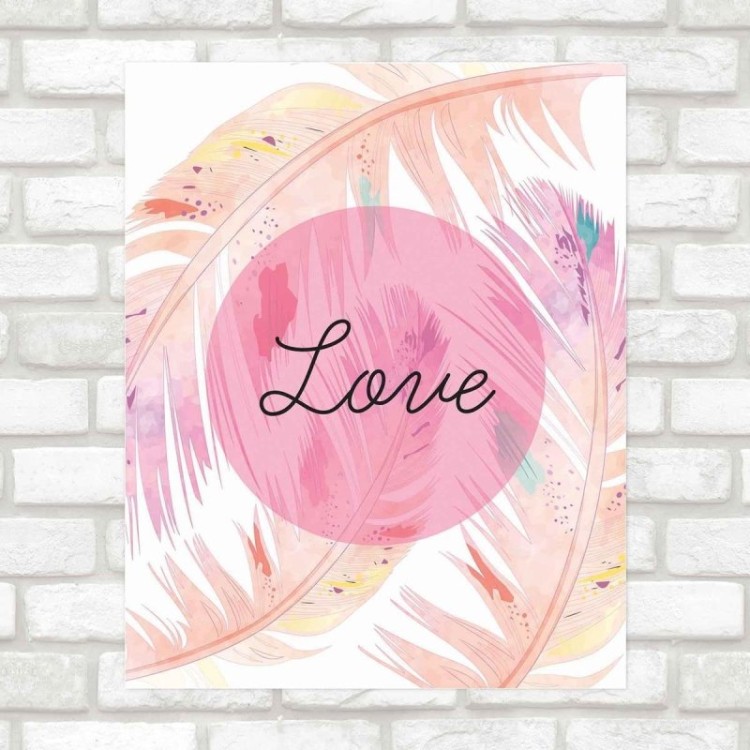 Poster Decorativo Pena love PA0114