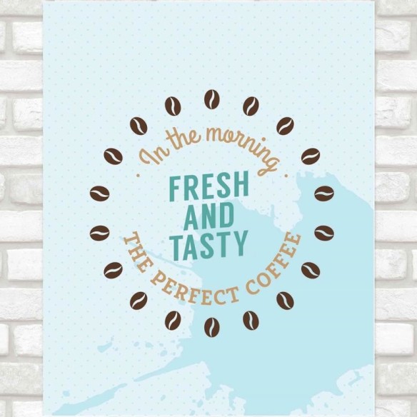 Poster Decorativo Perfect Coffee PA0100