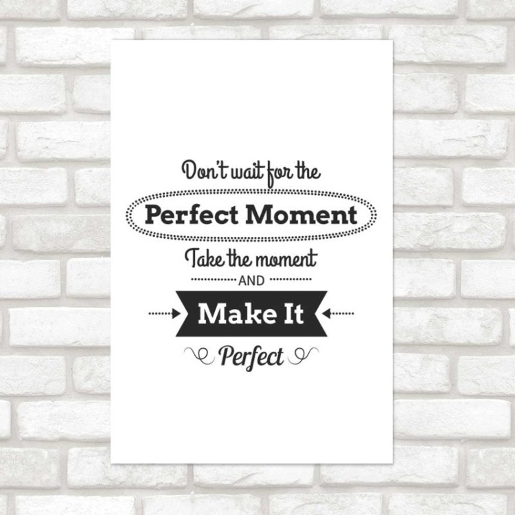 Poster Decorativo Perfect Moment N08293