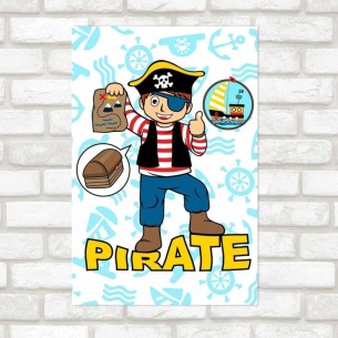 Poster Decorativo Pirata...