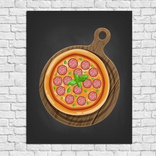 Poster Decorativo Pizzaria...
