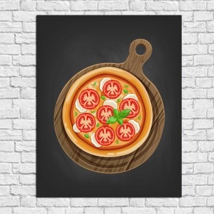 Poster Decorativo Pizzaria...