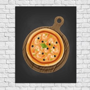 Poster Decorativo Pizzaria...