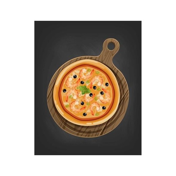 Poster Decorativo Pizzaria 2424