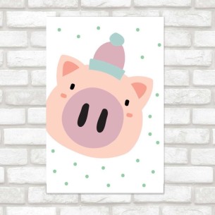 Poster Decorativo Porquinho...