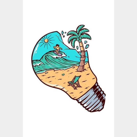 Poster Decorativo Praia N010275