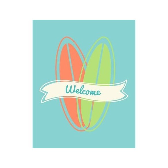 Poster Decorativo Pranchas de Surf 070712