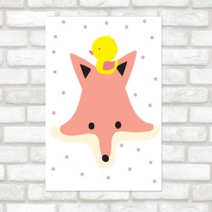 Poster Decorativo Raposa e...