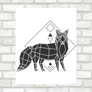 Poster Decorativo raposa...