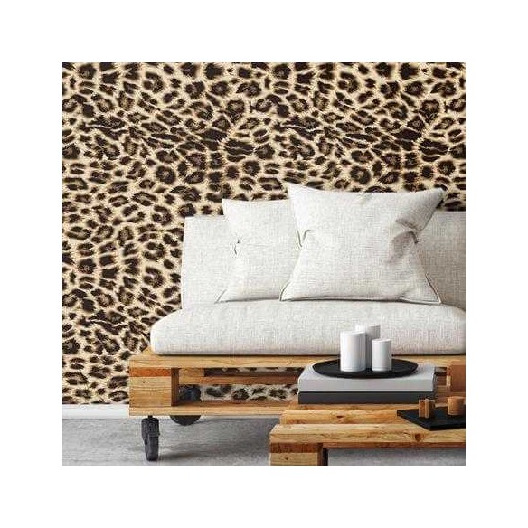 Papel de Parede Adesivo Animal Print Leopardo 178481909
