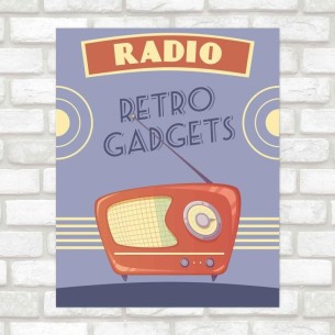 Poster Decorativo Retro PA0156