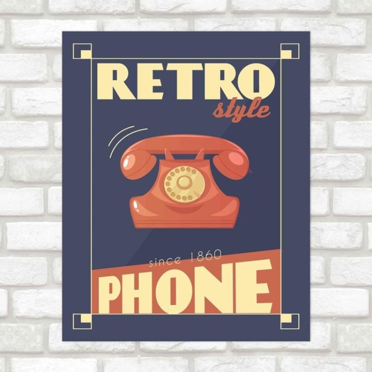 Poster Decorativo Retro PA0157