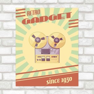 Poster Decorativo Retro PA0158