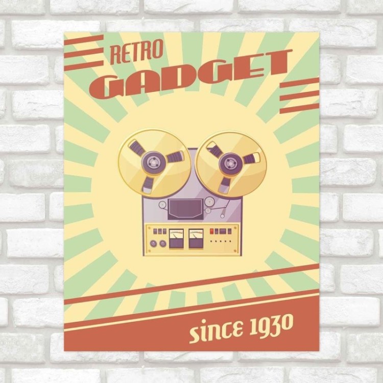 Poster Decorativo Retro PA0158