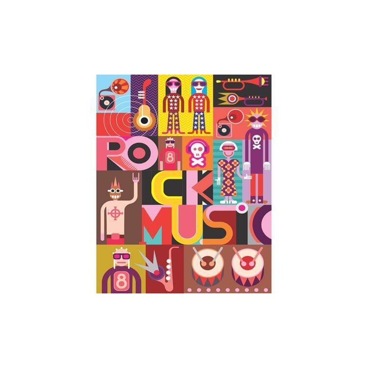 Poster Decorativo Rock Music 070731