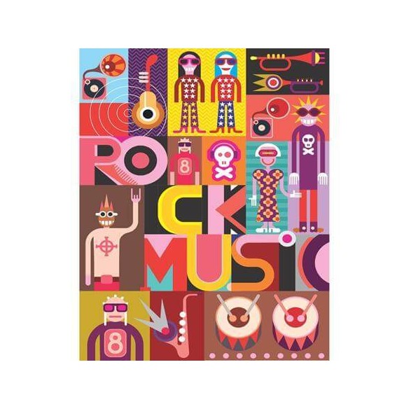 Poster Decorativo Rock Music 070731