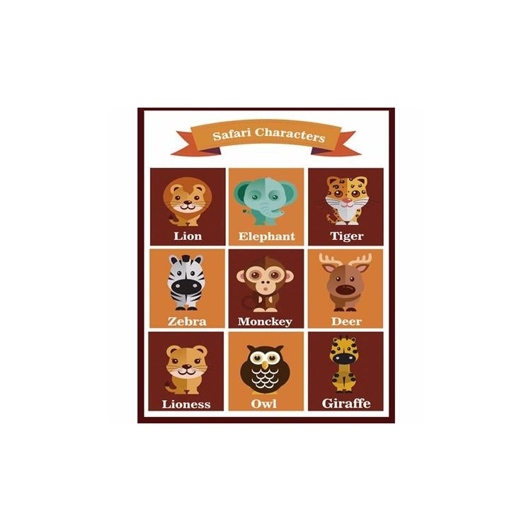 Poster Decorativo Safári Infantil  5025
