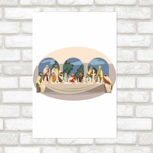 Poster Decorativo Santa...
