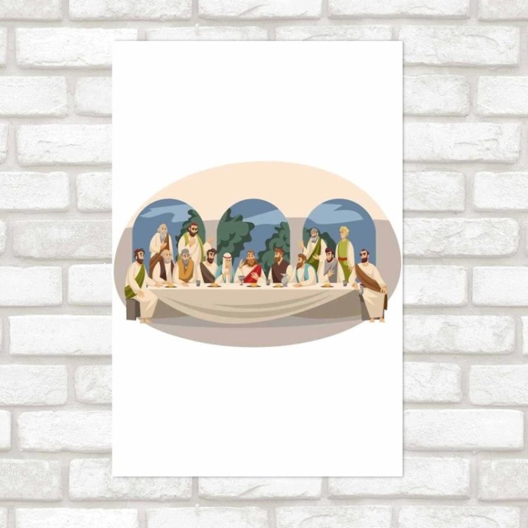 Poster Decorativo Santa Ceia N09231