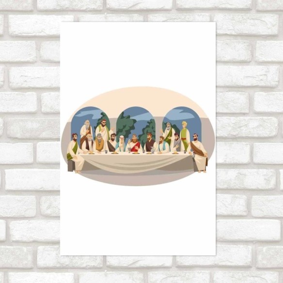 Poster Decorativo Santa Ceia N09231