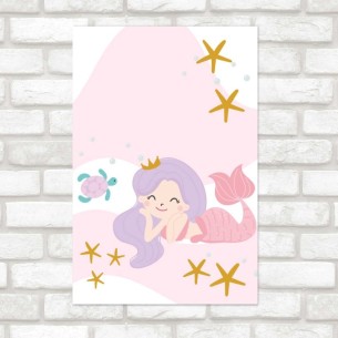 Poster Decorativo Sereia...