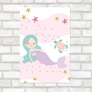 Poster Decorativo Sereia...