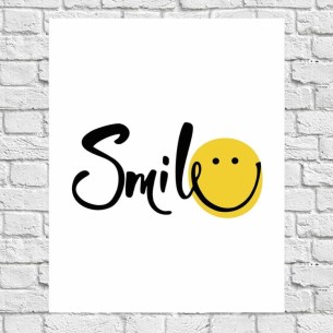 Poster Decorativo Smile...