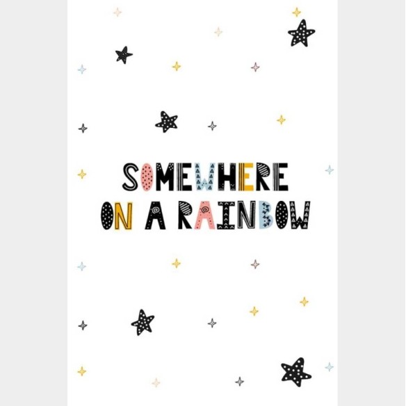 Poster Decorativo Somewhere on a Rainbow N08103